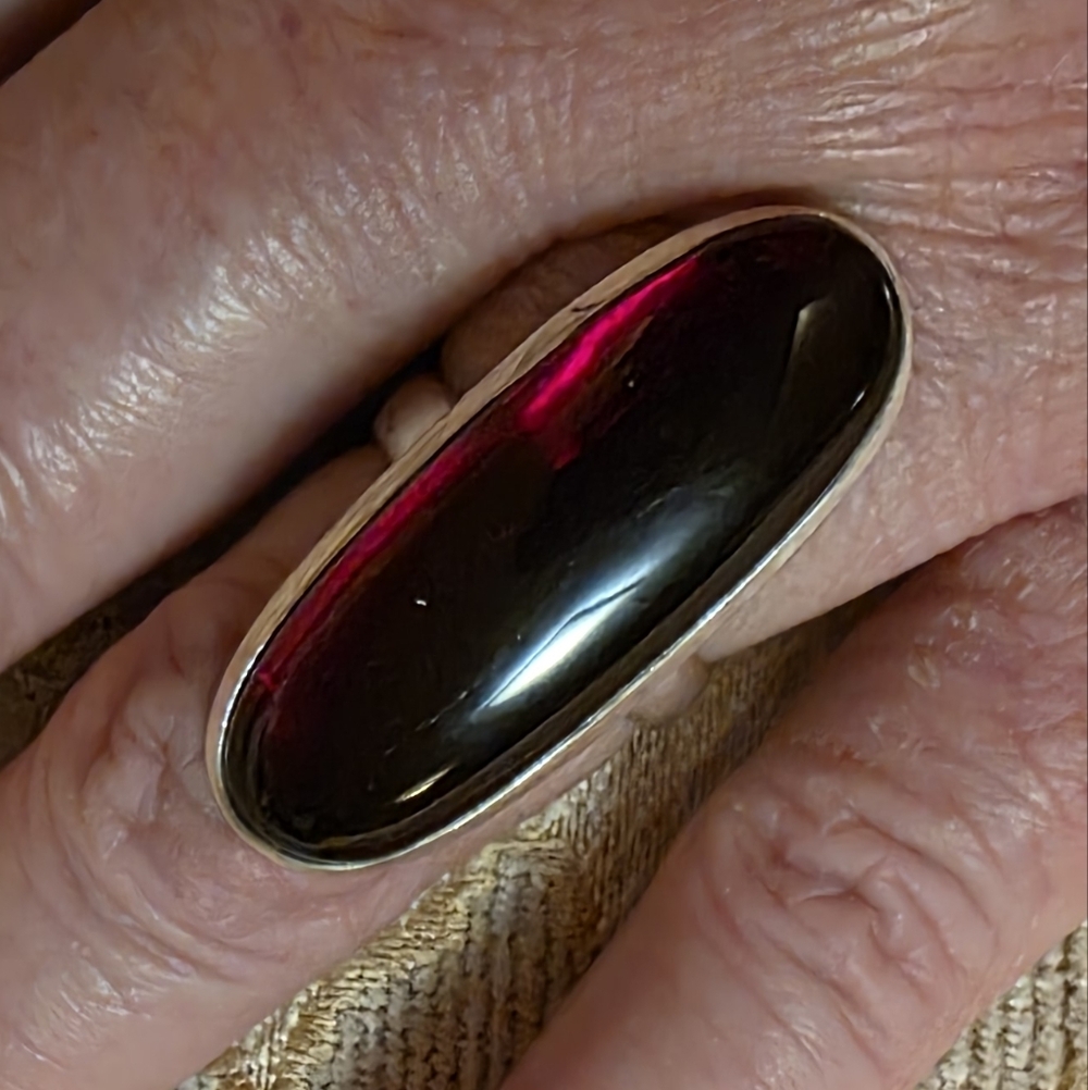 Garnet Gemstone Ring in 925 Sterling Silver (7)